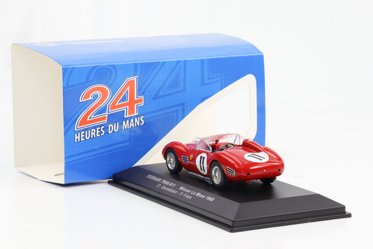 1:43 Ferrari TR60 #11 Winner 24h Le Mans 1960 O. Gendebien, P. Frere IXO