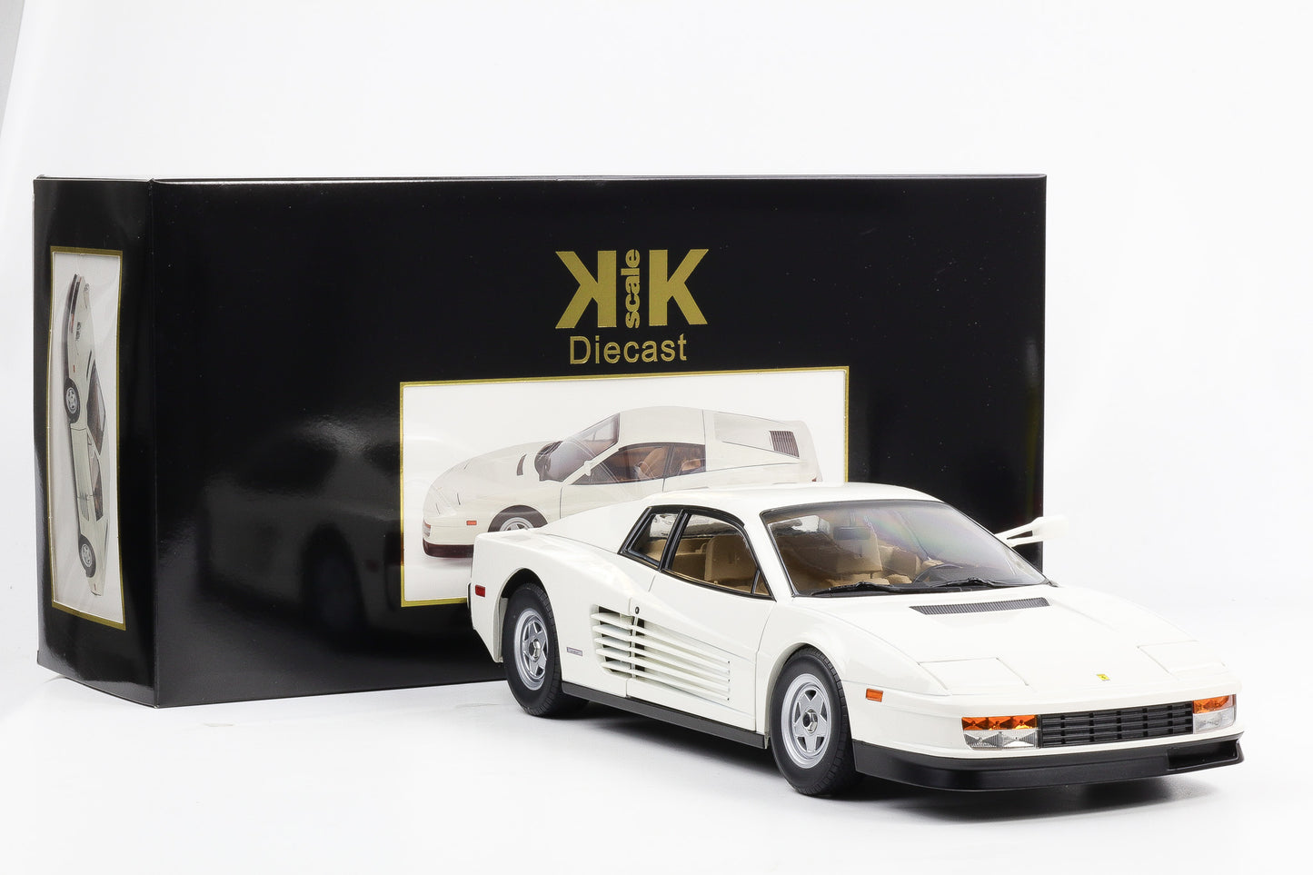 1:12 KK-Scale Ferrari Testarossa Monospeccio US 1984 weiss Moviecar Miami Vice