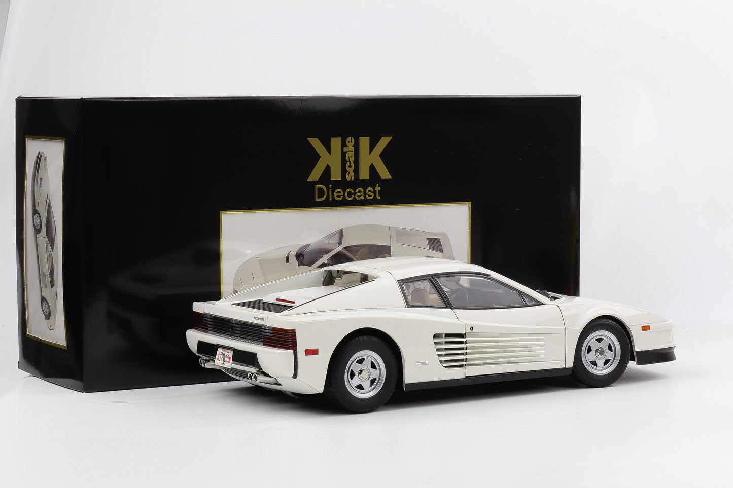 1:12 KK-Scale Ferrari Testarossa US 1984 mit Figur Sonny Tubbs Miami Vice Movie