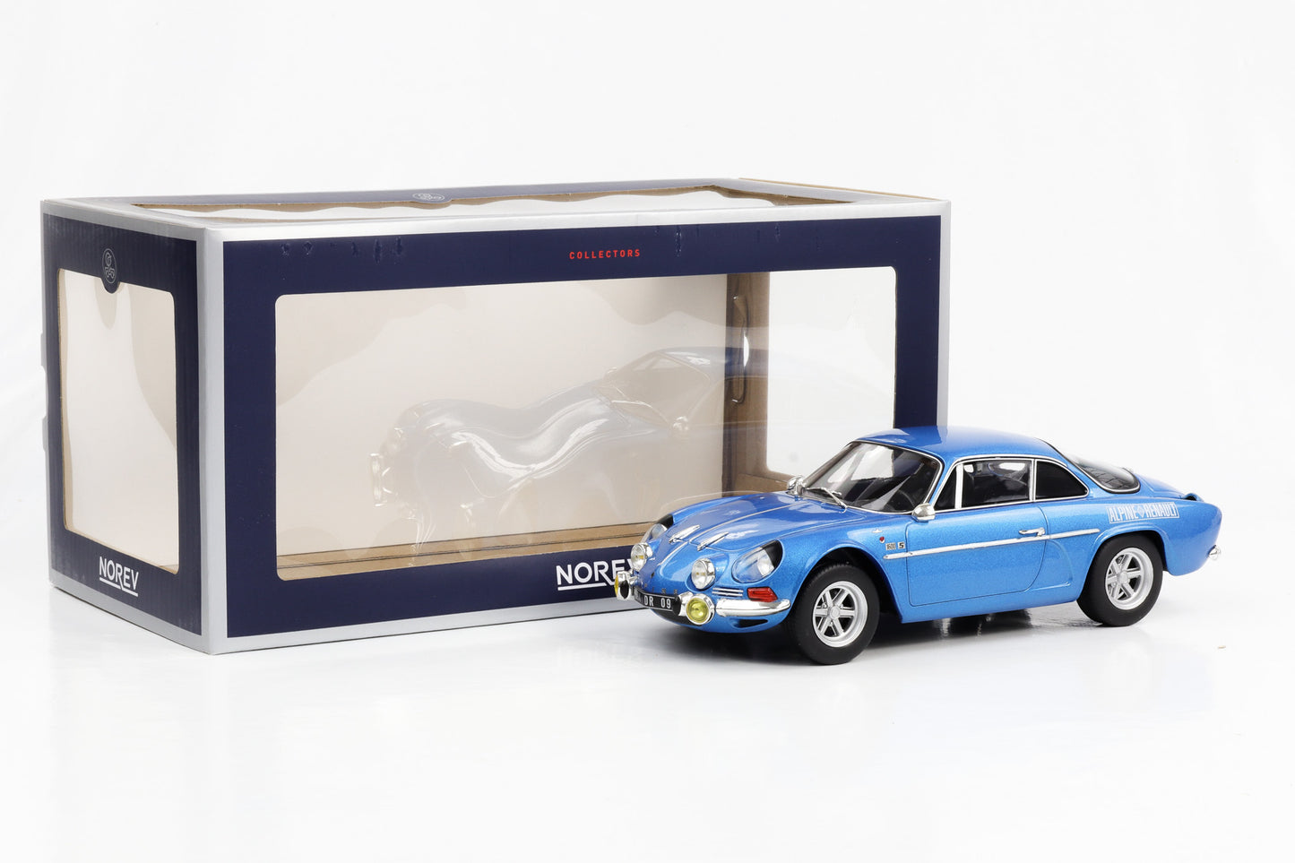 1:18 Renault Alpine A110 1600S 1972 blau metallic mit Dekor Norev 185307