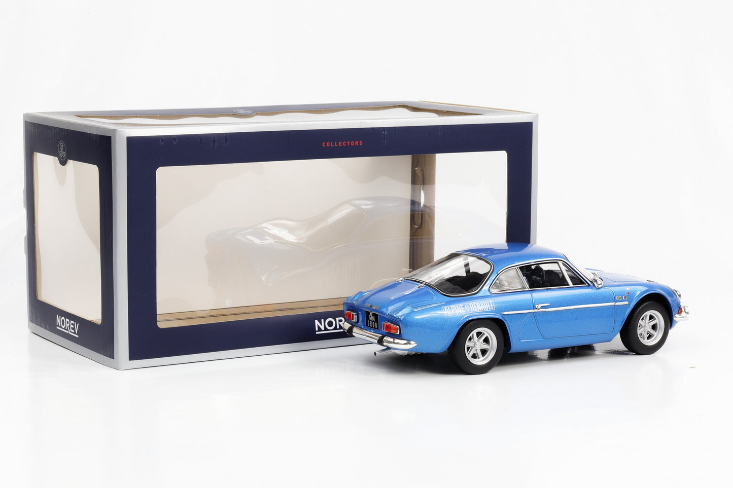1:18 Renault Alpine A110 1600S 1972 blau metallic mit Dekor Norev 185307