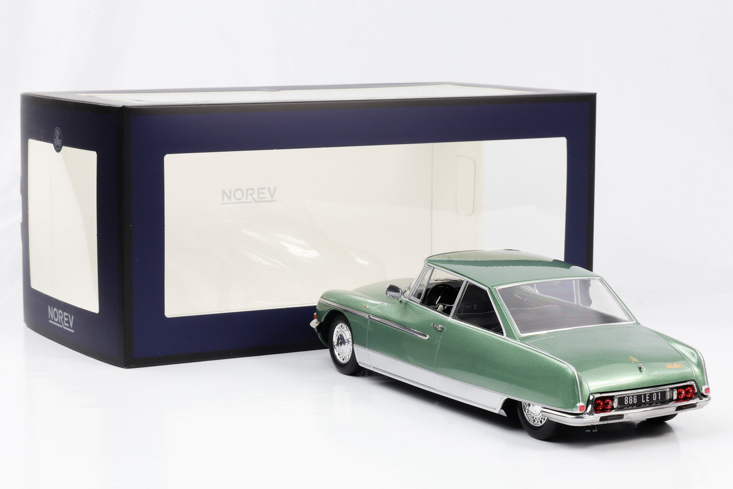 1:18 Citroen DS 21 Le Léman 1968 metallic grün Norev 181750 1/200 pcs