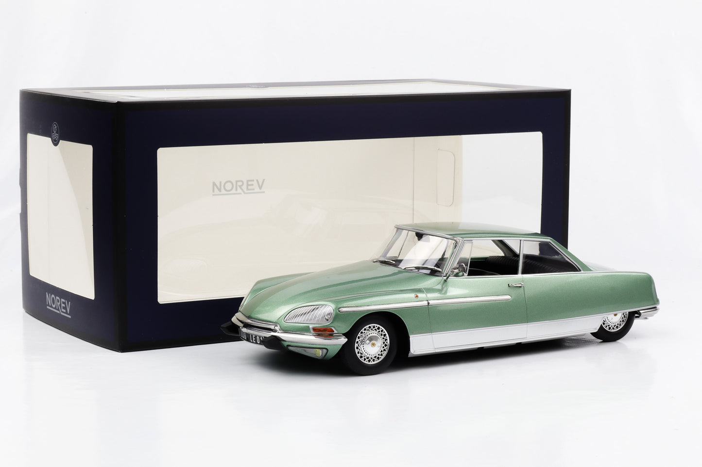 1:18 Citroen DS 21 Le Léman 1968 metallic grün Norev 181750 1/200 pcs