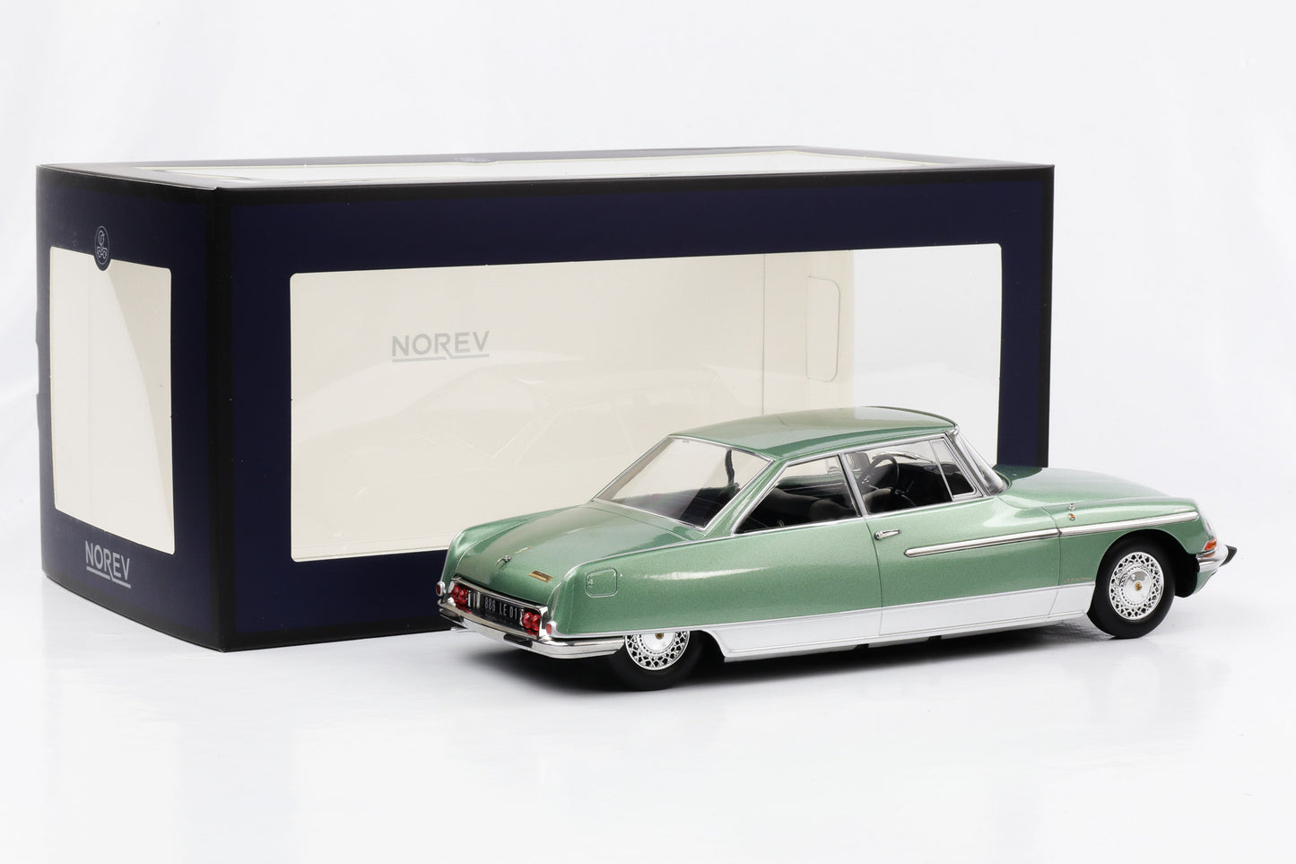1:18 Citroen DS 21 Le Léman 1968 metallic grün Norev 181750 1/200 pcs