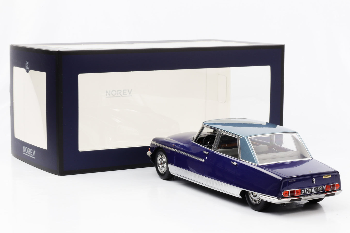 1:18 Citroen DS 21 Lorraine 1969 dunkel- und hellblau Norev 181755 1/300 pcs
