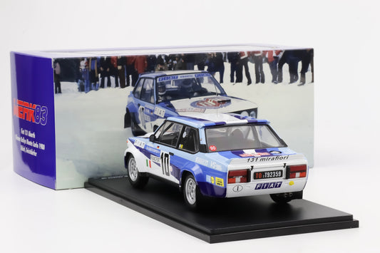 1:18 Werk83 Fiat 131 Abarth #10 Winner Rallye Monte Carlo 1980 Röhrl Geistdörfer