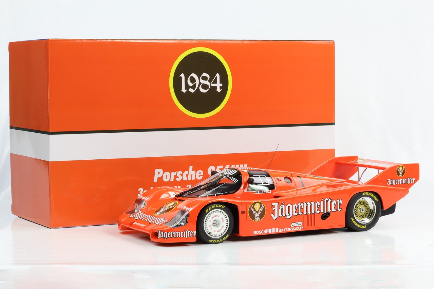 1:12 Porsche 956K Brun #1 Jägermeister Norisring Stefan Bellof Werk83 Resin