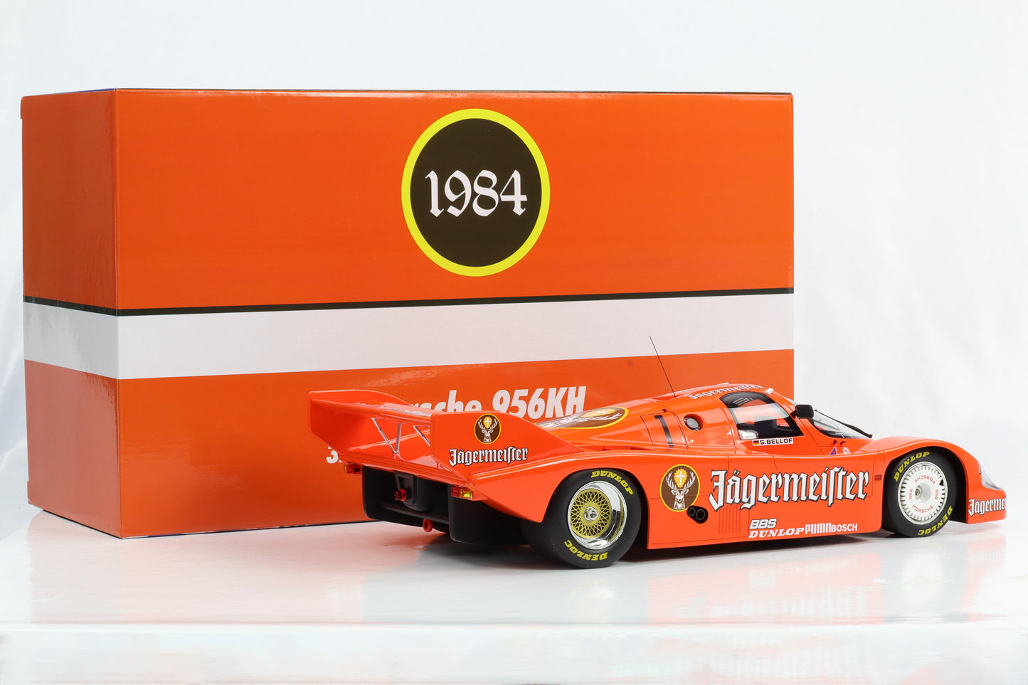 1:12 Porsche 956K Brun #1 Jägermeister Norisring Stefan Bellof Werk83 Resin