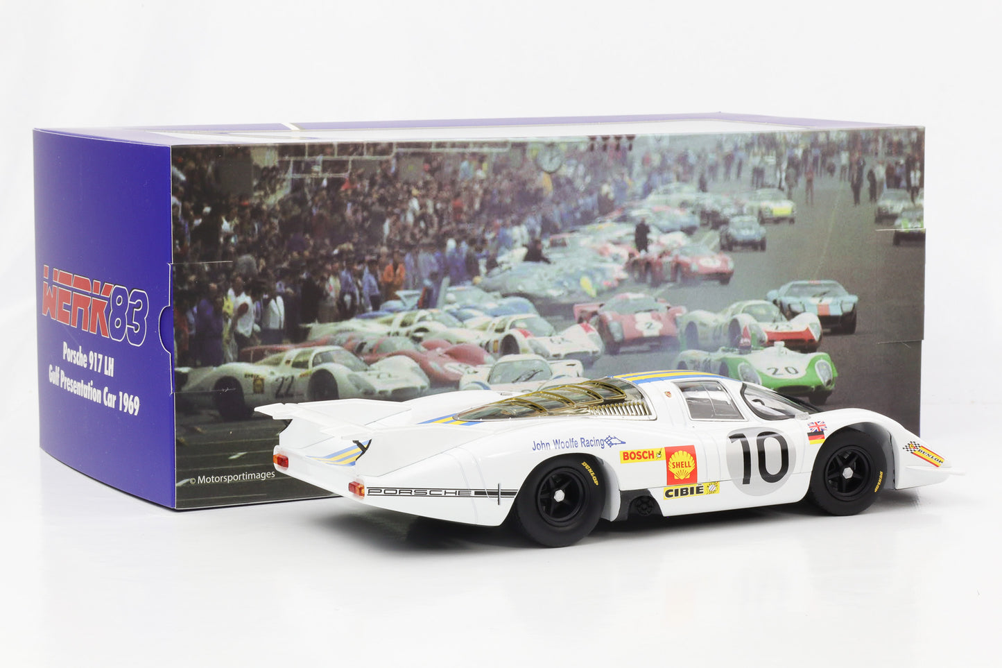 1:18 Porsche 917 LH #10 24h LeMans 1969 Woolfe Linge WERK83 diecast