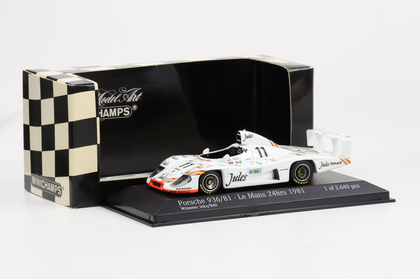 1:43 Minichamps Porsche 936/81 24h Le Mans 1981 #11 Winner Ickx Bell