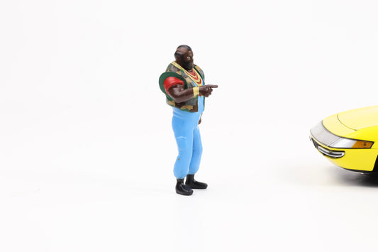 1:18 Cartrix Cartrix Figur Mr.T A-Team Baracus Movie Diorama Figuren