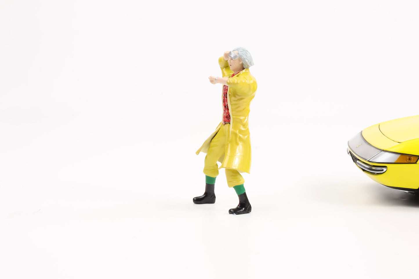 1:18 Triple9 Figur Dr. Emmett Brown Back to the Future Movie Diorama Figuren