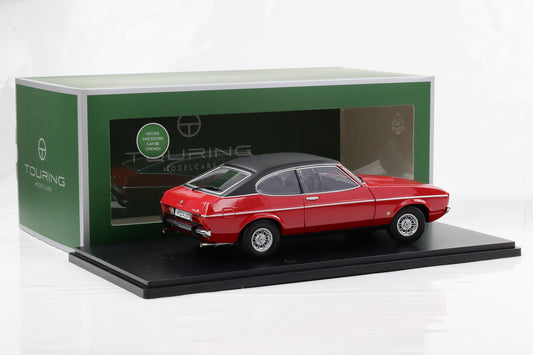 1:18 Touring Modelcars Ford Capri II Ghia 3.0 1974 - 1977 spanish red full opening