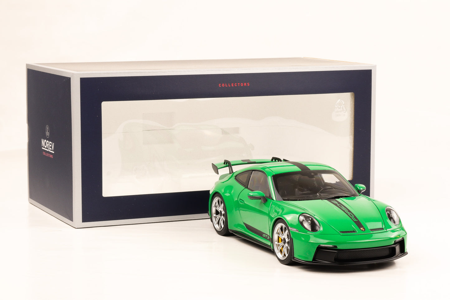 1:18 Norev Porsche 911 992 GT3 grün opening grüner Streifen mit Schrift 2021 187601