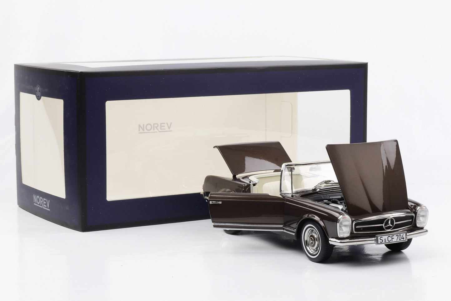 1:18 Mercedes-Benz 230 SL W113 Pagode 1963 bronce metallic Softtop Norev 183991