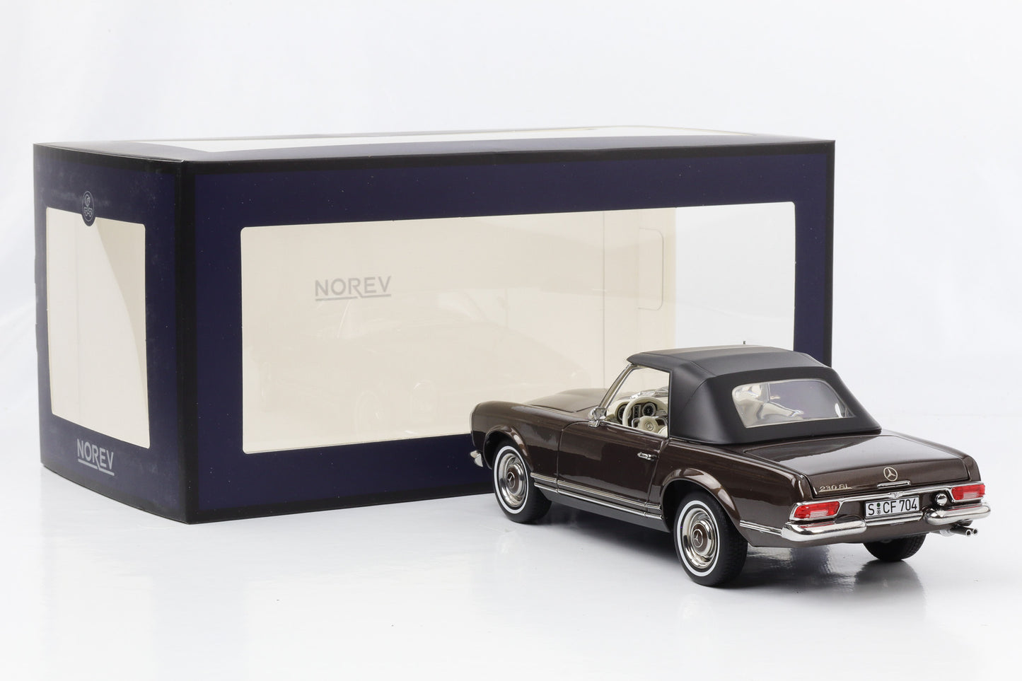 1:18 Mercedes-Benz 230 SL W113 Pagode 1963 bronce metallic Softtop Norev 183991
