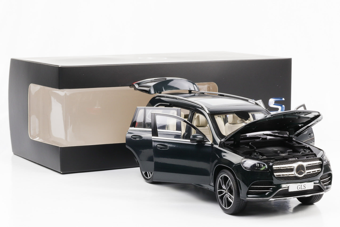 1:18 Mercedes-Benz GLS SUV AMG Line X167 smaragdgrün Paragon DEALER