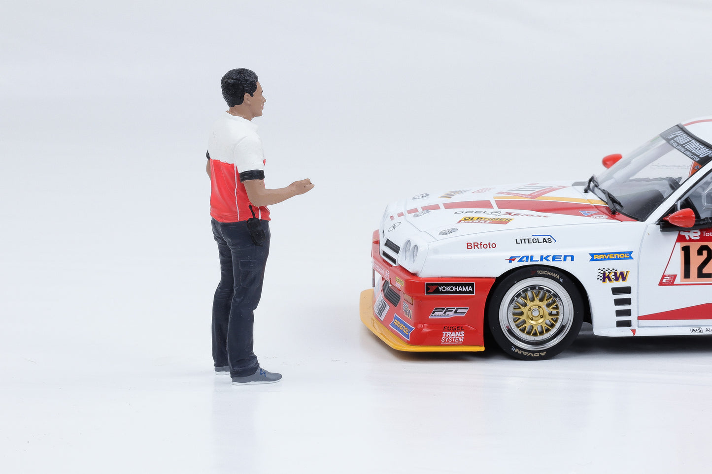 1:18 Figur Race Crew Pit Stop Mechaniker Figuren American Diorama 19004 #4