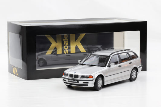 1:18 KK-Scale BMW 3er Serie E46 Touring 1999 silber diecast KKDC181461