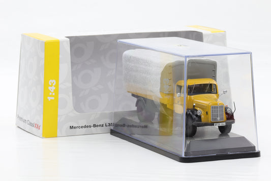 1:43 Premium Classixxs Mercedes-Benz L3500 LKW mit Planenaufbau Deutsche Post