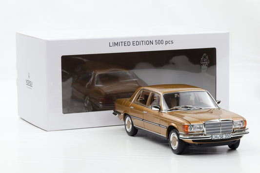 1:18 Norev Mercedes-Benz 350 SE W116 1973 gold metallic limited 183970