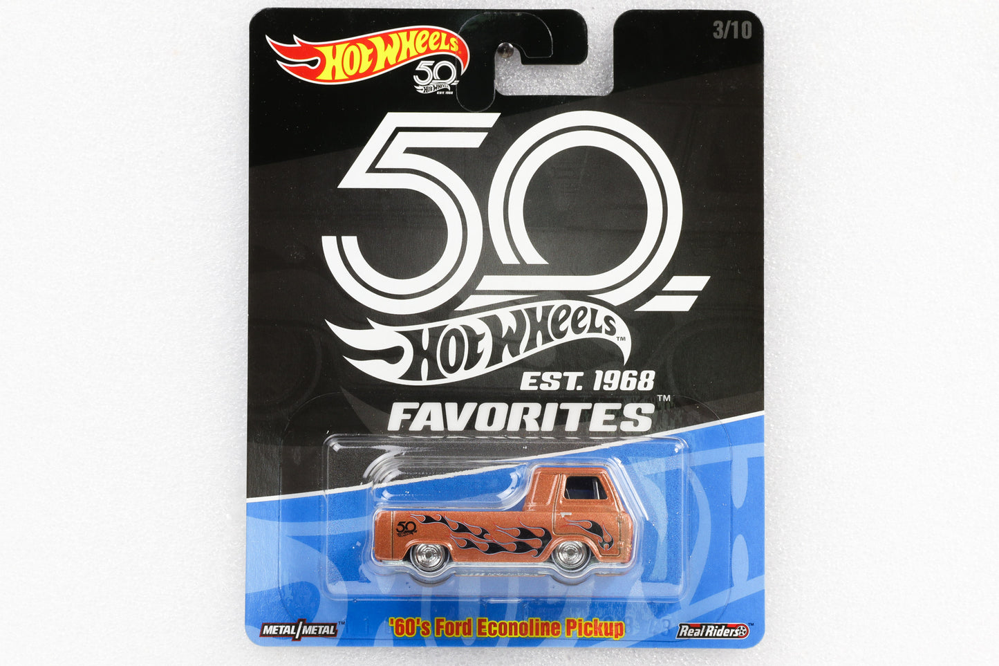 1:64 Hot Wheels '60's Ford Econoline Pick-Up metallic-braun 50 Jahre Favorites