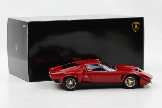 1:18 Kyosho Lamborghini Miura SVR Red Black R full opening 08319R