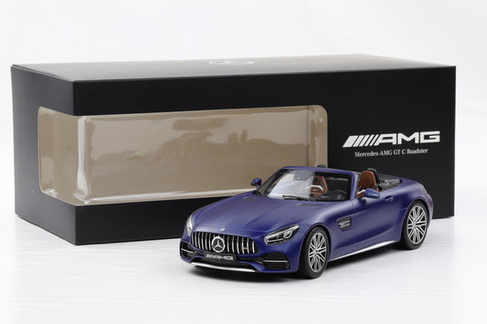 1:18 Norev Mercedes-Benz AMG GT C Roadster R190 brilliantblau magno 2017 Dealer