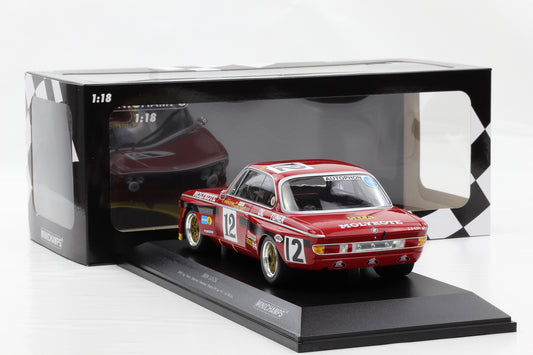 1:18 Minichamps BMW 3.0 CSL 24h Spa Winner 1974 #12 Peltier Dieudonnee