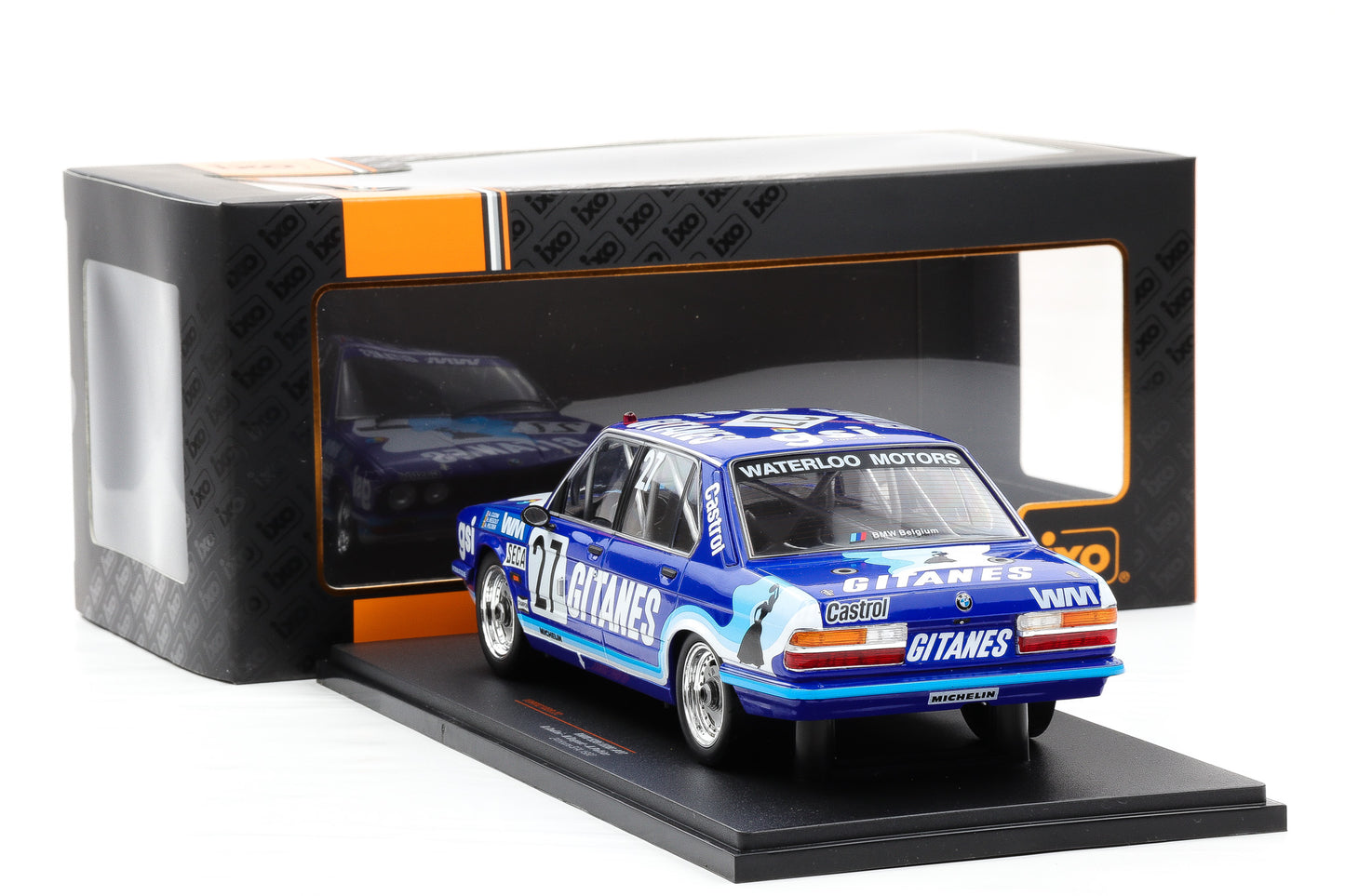 1:18 IXO BMW 528i E28 #27 Gitanes 24h Spa 1982 18RMC183B