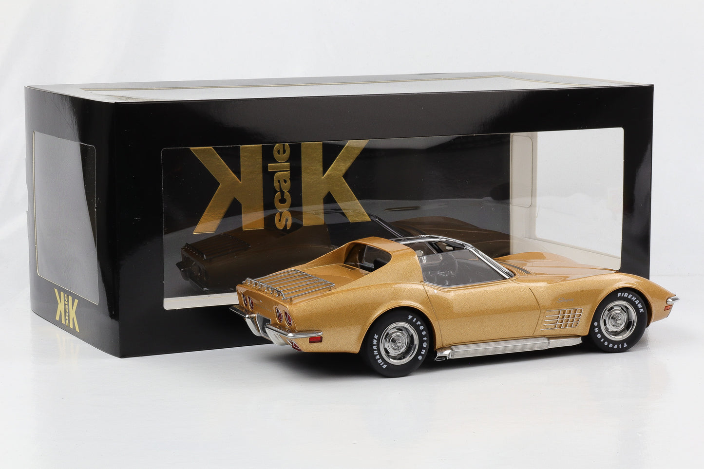 1:18 Chevrolet Corvette C3 Stingray Targa 1972 gold metallic KK-Scale