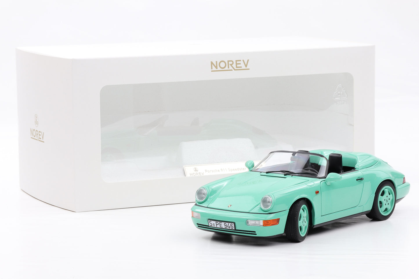 1:18 Norev Porsche 911 964 Speedster mint green 187131 limited 200 pcs