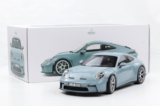1:12 Norev Porsche 911 992 S/T Coupe 2023 Meissen blue 127550