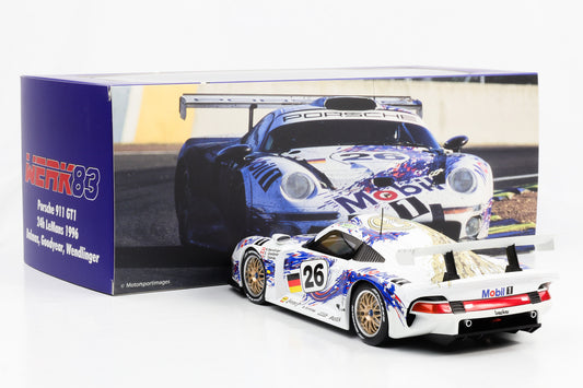 1:18 Werk83 Porsche 911 GT1 #26 Dalmas, Goodyear, Wendlinger 3rd 24h Le Mans 1996