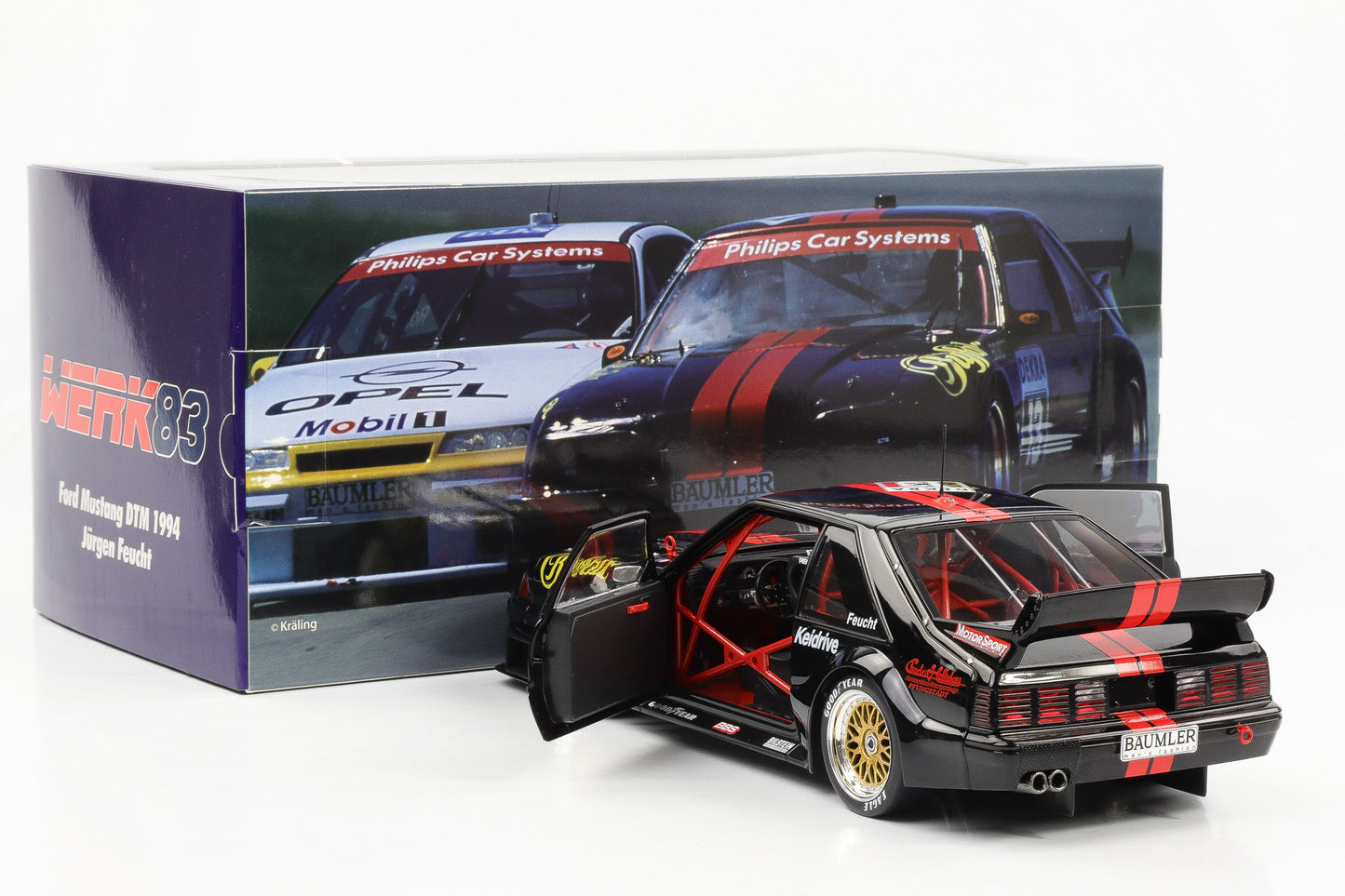 1:18 Ford Mustang GT 5.0 #13 Buffalo Boots DTM Feucht 1994 Werk83 diecast