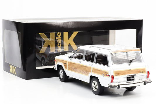 1:18 KK-Scale Jeep Grand Wagoneer 1989 weiß Holzoptik