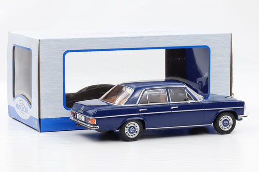 1:18 MCG Mercedes Benz 220 D /8 Strichachter W115 1968 dunkelblau diecast 18123