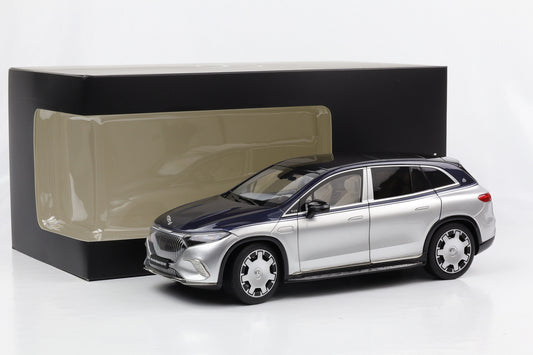 1:18 NZG Mercedes-Maybach EQS 680 (Z296) SUV 2024 silber-schwarz