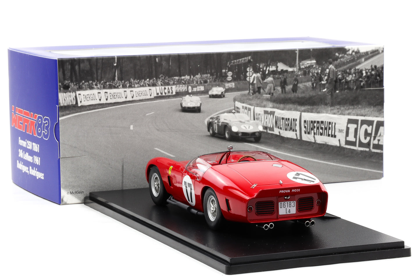 1:18 Werk83 Ferrari 250 TR61 #17 24h LeMans 1961 P. Rodriguez, R. Rodriguez