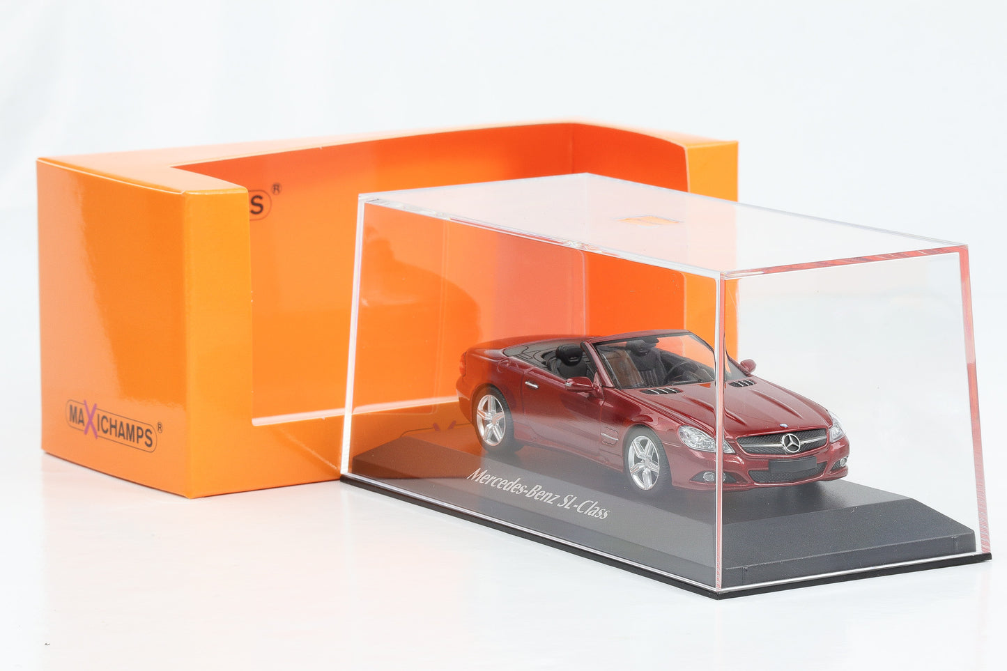 1:43 Minichamps Mercedes-Benz SL-Klasse R230 2008 metallic-rot Maxichamps