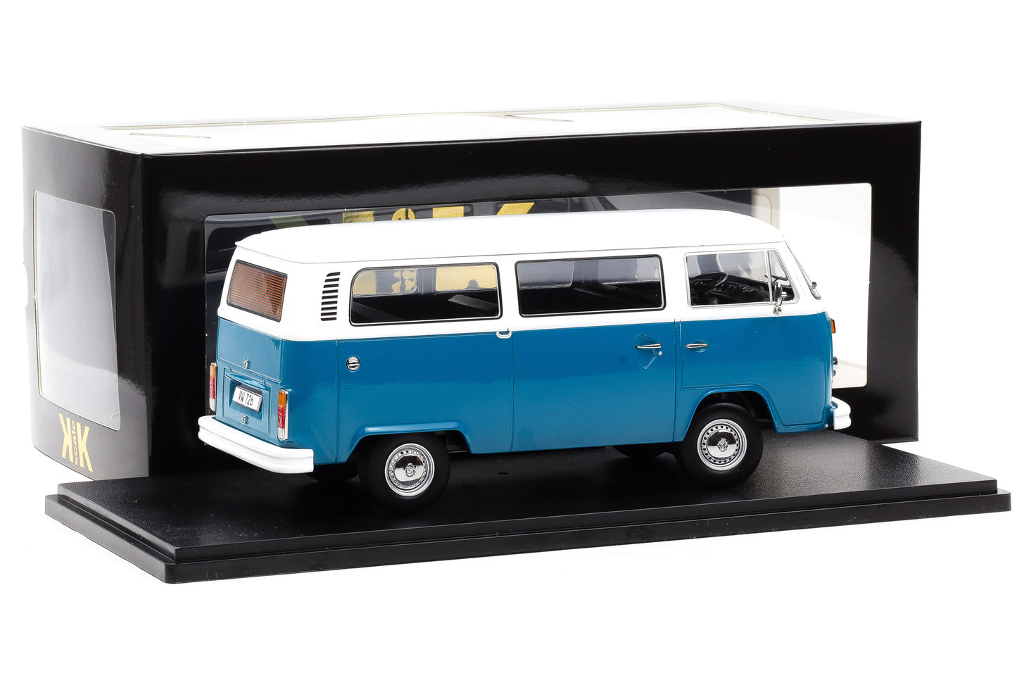 1:18 KK-Scale VW Volkswagen T2b Bus 1972 blau weiß KKDC181362