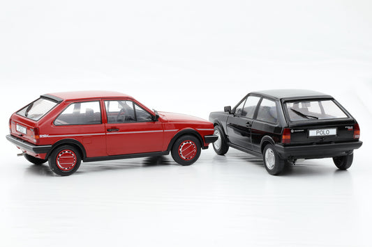 1:18 VW Volkswagen Polo II Coupe GT Fox und G40 SET 1985 rot schwarz MCG Diecast