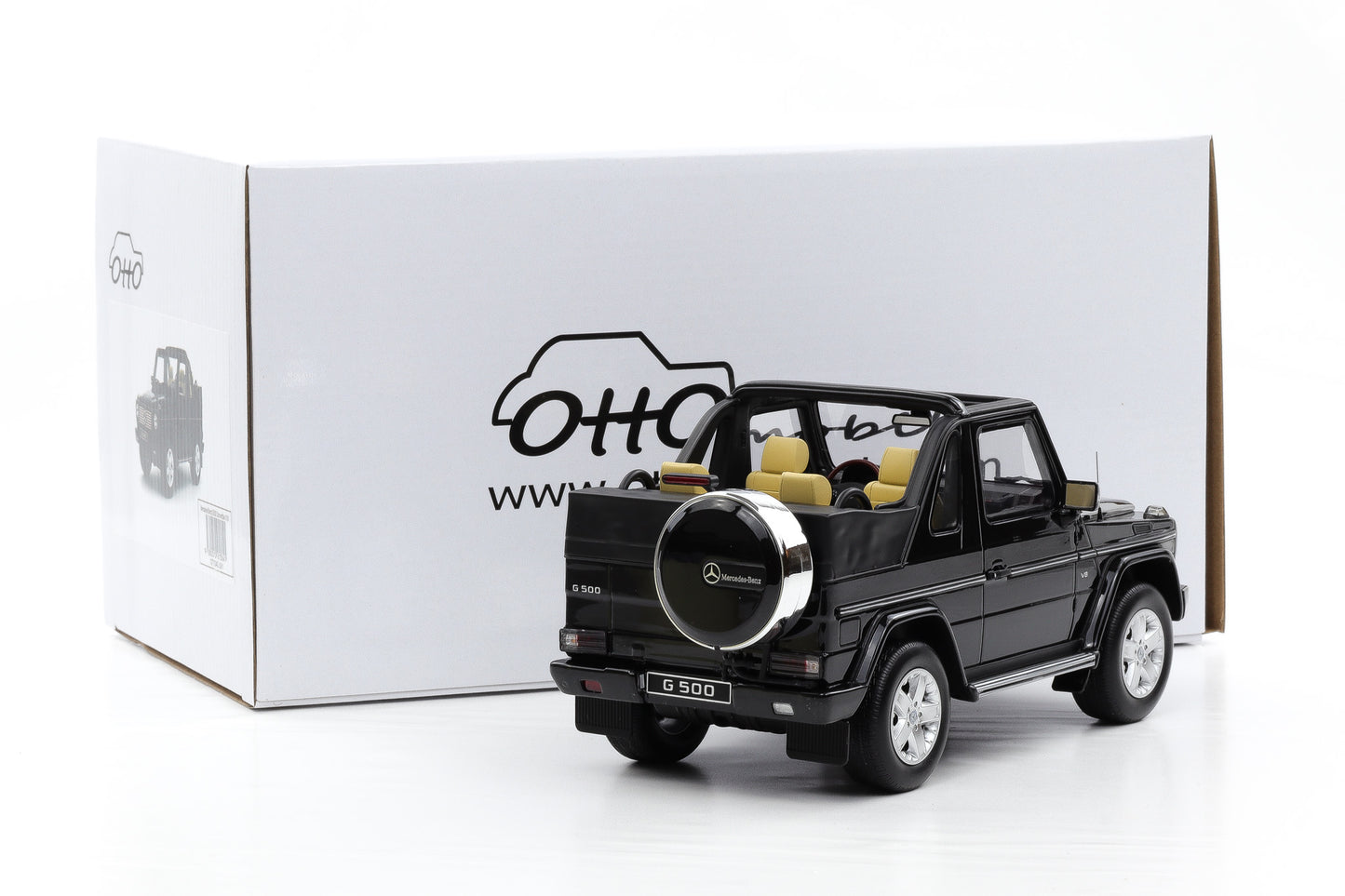 1:18 OTTO mobile G-Klasse G500 Cabrio Schwarz 2007 W463 OT1040