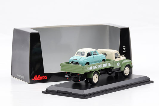 1:43 Schuco Hanomag L28 LKW Goggomobil Service 450293800