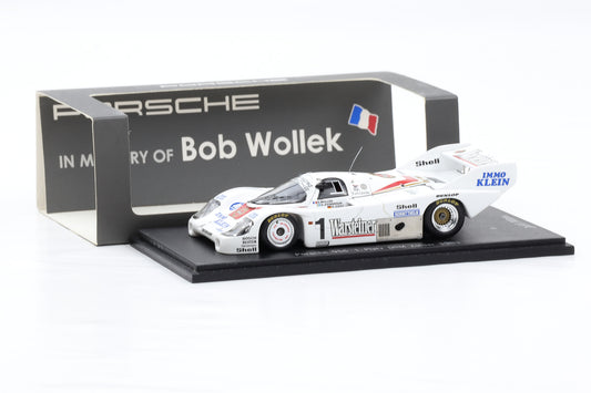 1:43 Spark Porsche 956 #1 Bob Wollek 1. Platz DRM Zolder 1983 CA-WOL-06