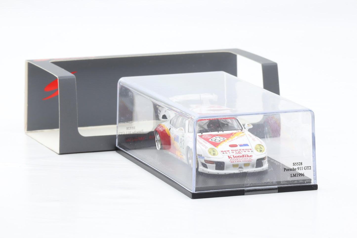 1:43 Spark Porsche 911 GT2 #83 Bagnall Pilgrim Ortelli 1996 Le Mans 1996 S5528