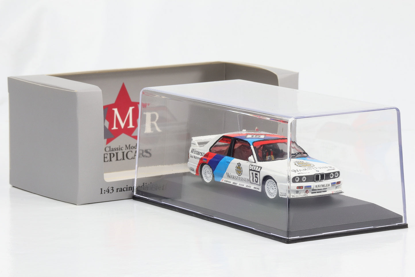 1:43 BMW M3 E30 #15 Roberto Ravaglia DTM 1992 CMR43056