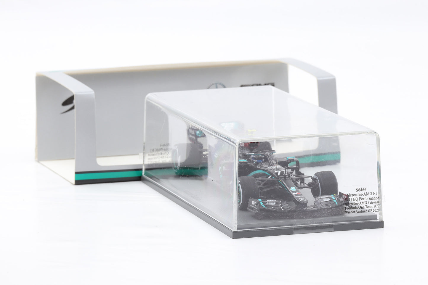 1:43 Spark Mercedes-AMG Bottas #77 F1 W11 EQ Performance Winner Austrian GP 2020