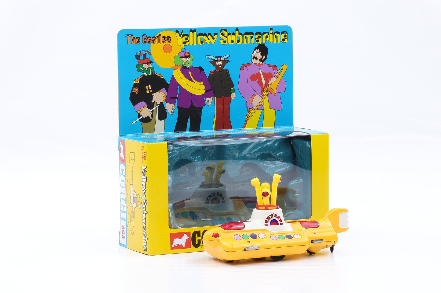 Corgi Toys The Beatles Yellow Submarine gelb Nr. 803 Repro 1:36
