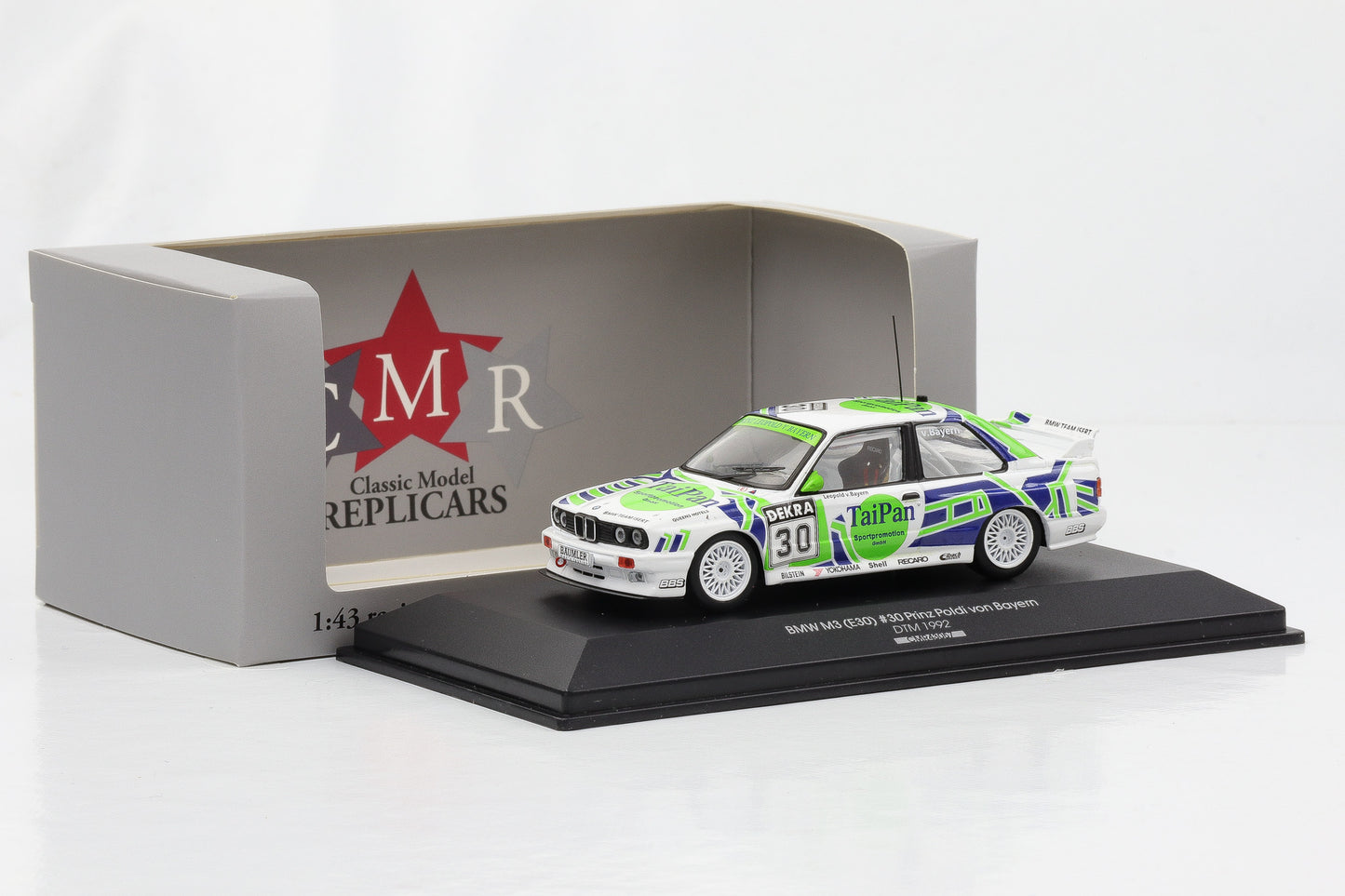 1:43 BMW M3 E30 #30 DTM 1992 Leopold Prinz von Bayern CMR